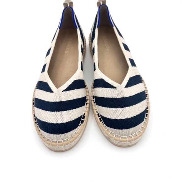 NEW Rothy's Slip On Shoes Navy Blue The Espadrille Flat Women's Size 11 - Picture 5 of 11